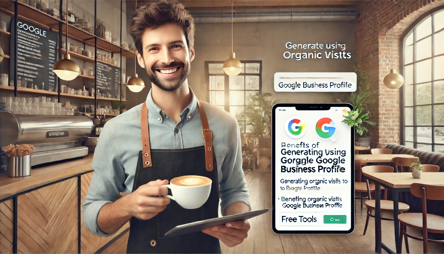 generate organic visits for google business profile